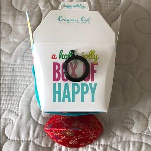 Medium black Origami Owl living locket